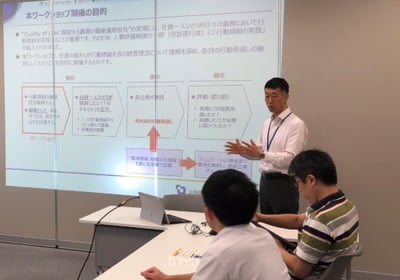 社員向けのワークショップの様子